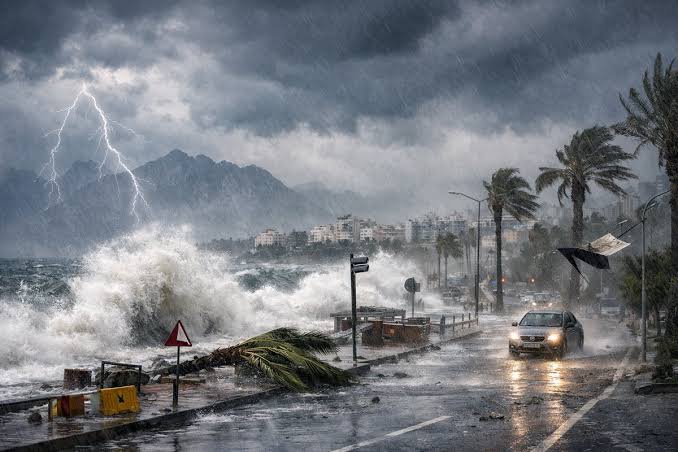 Antalya’da 8 ilçeye yağmur alarmı...  