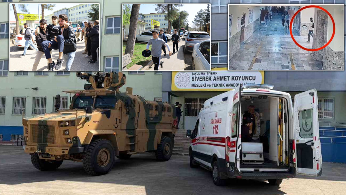 ŞANLIURFA'DA  OKULA SİLAHLI SALDIRI...
