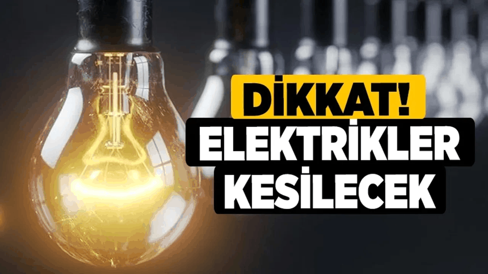 Alanya'da elektrik kesintisi...