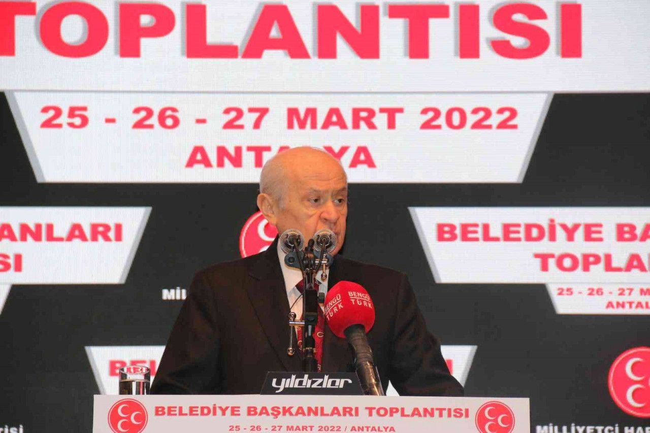 Devlet Bahçeli Antalya'da partisinin 5 temel stratejik hedefini açıkladı...