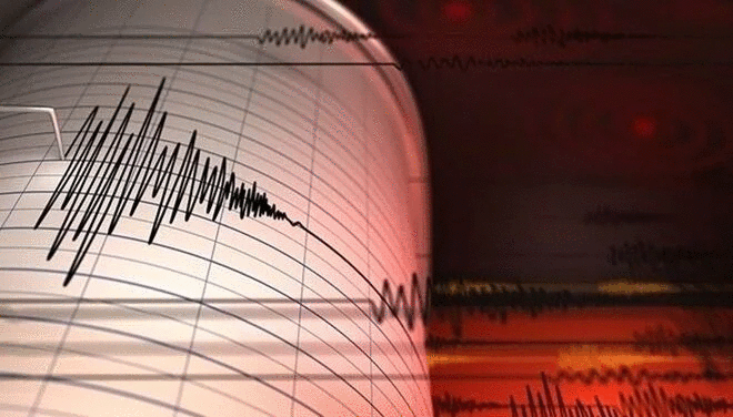 Elazığ'da saat 17:04'te 5 büyüklüğünde deprem...