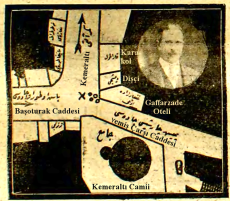 suikast planı460px Map Vakit Newspaper 21 June 1926 8eb8f