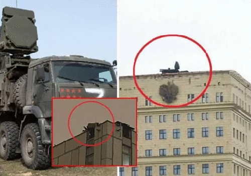 Moskova’da bazı binaların çatılarına hava savunma sistemi yerleştirildi...